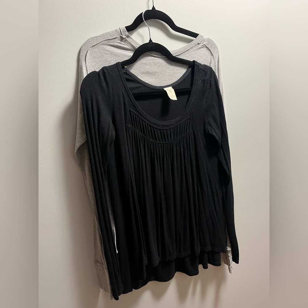 We The Free Black and Gray Blouses bundle